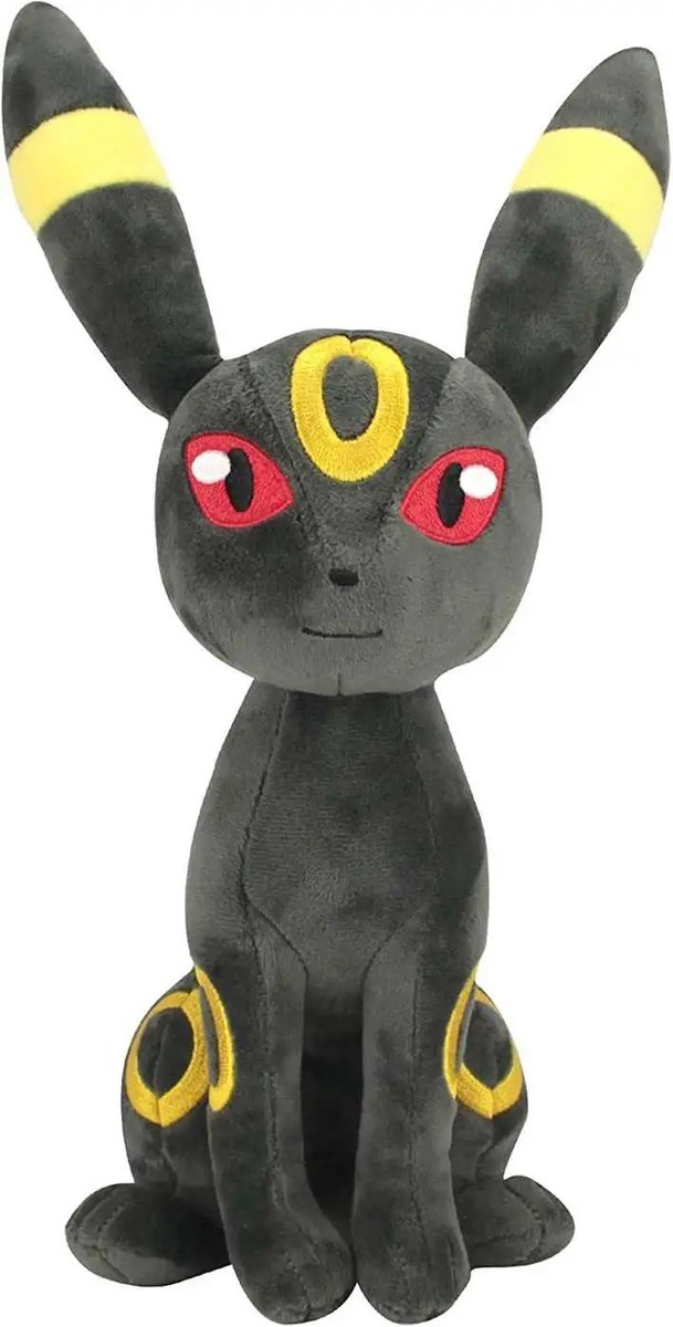 Umbreon – Pokémon Pluche Knuffel 20 cm {Pokemon Plush Toy | Speelgoed Knuffeldier Knuffelpop voor kinderen jongens meisjes | Charizard, Bulbasaur, Charmander, Squirtle, Pikachu, Eevee}